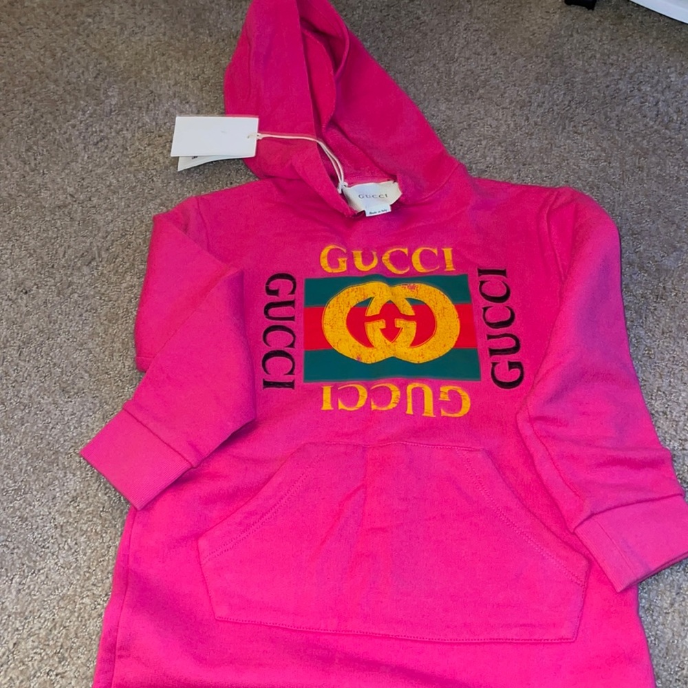 Gucci girls sweater dress. Brand new